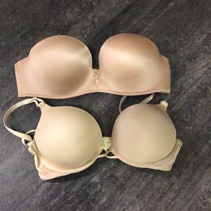 Victoria secret miraculous & bombshell bra bundle